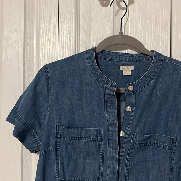J.Crew blue Jean dress size small - Picture 3 of 3